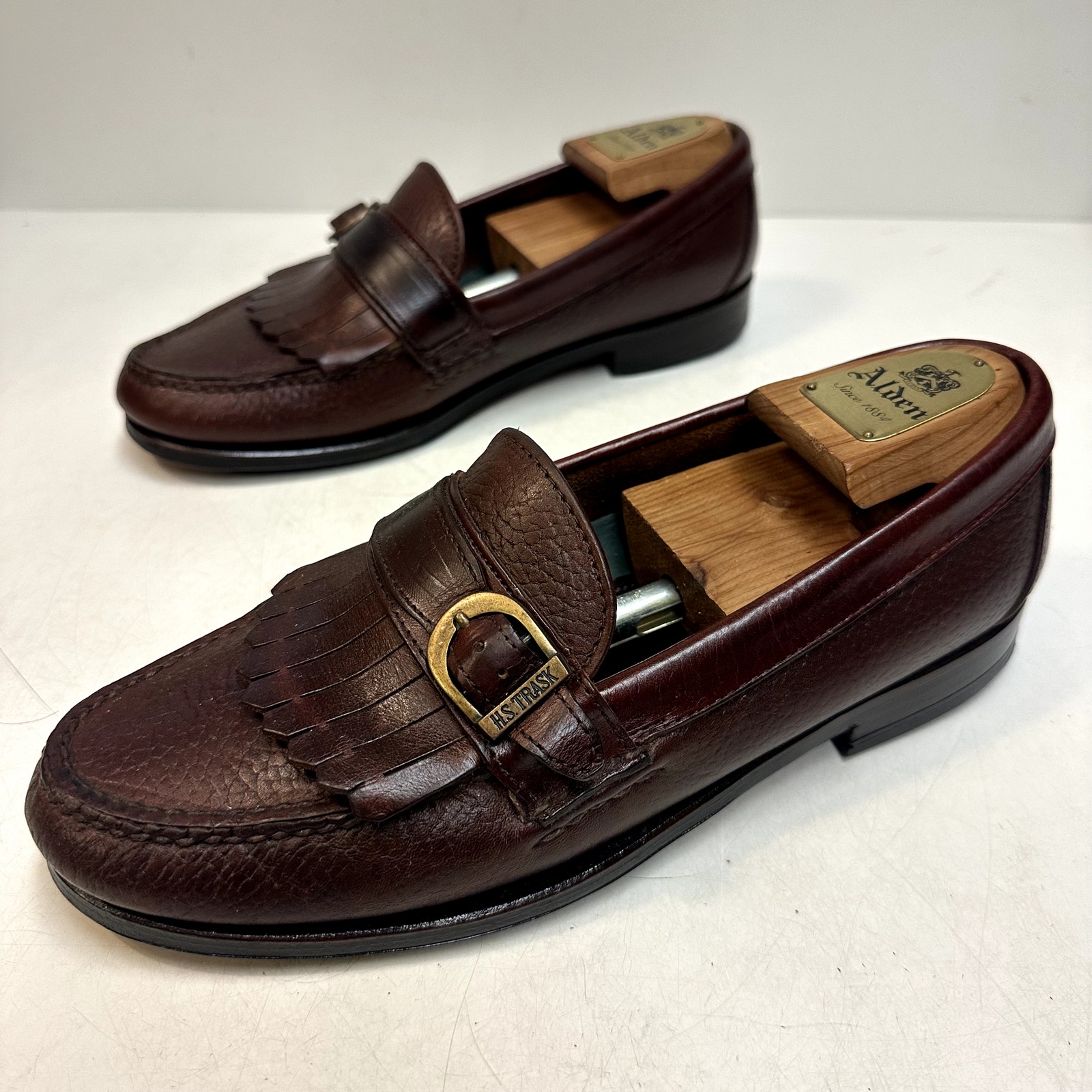 Vguc Rancourt & Co. X H.S. Trask Buckle Loafer Kiltie Made In Maine Usa 9.5 D — image 5 of 8